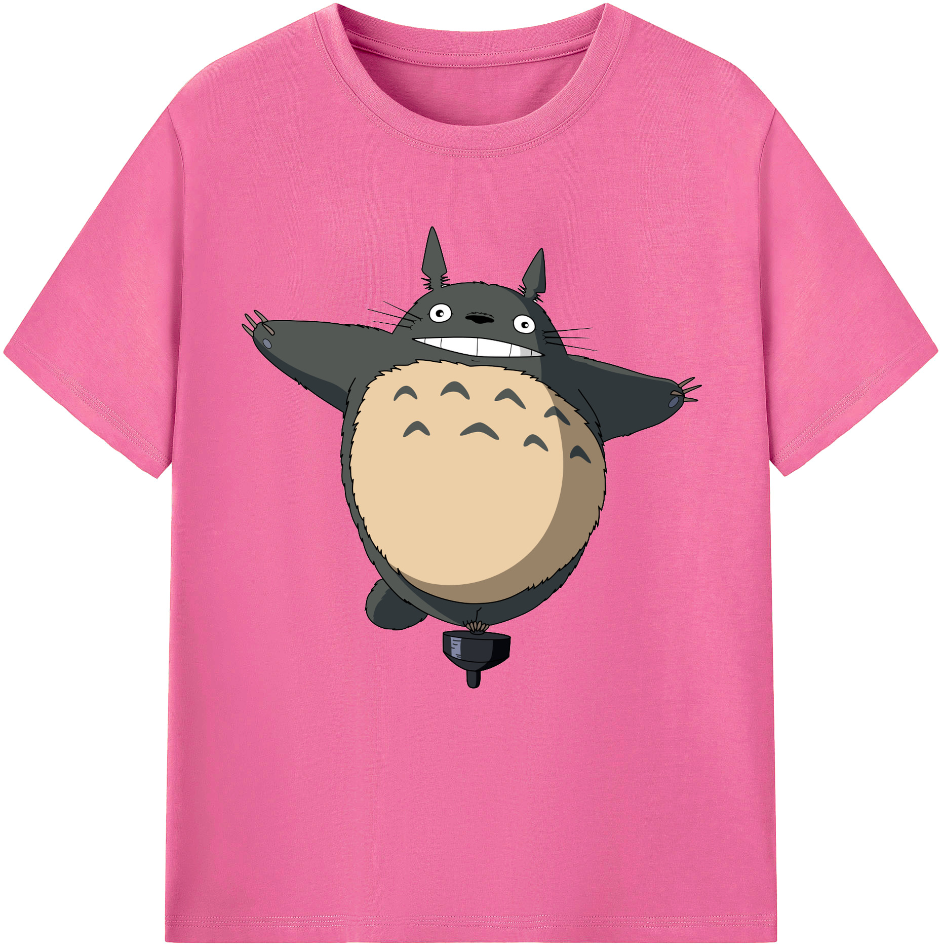 （画像用） となりのトトロ 草壁メイ 草壁サツキ My Neighbor Totoro Satsuki Kusakabe Mei Kusakabe レディースカジュアルプリントTシャツ（綿100％）